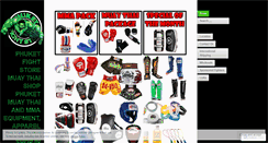 Desktop Screenshot of muaythaishopphuket.com