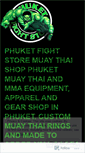 Mobile Screenshot of muaythaishopphuket.com